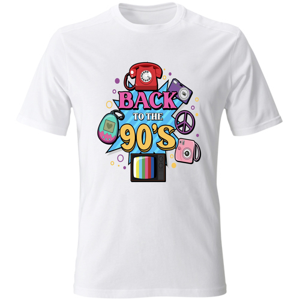 T-Shirt Unisex Back to the 90